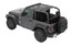 Bestop 18-26 Jeep Wrangler JL 2-Door Sun Safari Bikini (Mesh)