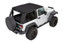 Bestop 07-18 Jeep Wrangler JK 2-Door Trektop Pro (Premium Black Twill)