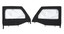 Bestop 51805-17 HighRock 4x4 Element Front Upper Doors Premium Black Twill for 07-18 Jeep Wrangler JK