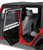 Bestop 51806-35 HighRock 4x4 Element Rear Upper Doors Black Diamond for 18-26 Jeep Wrangler Unlimited JK
