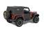 Bestop 53040-35 Lower Fabric Half Front Doors Black Diamond for 07-18 Jeep Wrangler JK