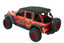 Bestop 54925-17 Trektop Ultra Slantback Soft Top Premium Black Twill for 18-26 Jeep Wrangler Unlimited JL