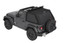 Bestop 56862-17 Trektop Slantback Premium Black Twill for 18-26 Jeep Wrangler JL 2-Door