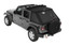 Bestop 56863-35 Trektop Slantback Black Diamond for 18-26 Jeep Wrangler Unlimited JL