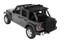 Bestop 56863-35 Trektop Slantback Black Diamond for 18-26 Jeep Wrangler Unlimited JL
