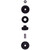 Bilstein 24-233354 B8 5100 Shock Absorber Rear for 19-25 RAM 1500 4WD 0-2" Lift