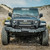 Westin 59-80125 WJ2 Full Width Front Bumper with LED Light Bar Mount for 18-26 Jeep Wrangler JL & 20-26 Gladiator JT
