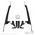 Westin 18-19 Jeep Wrangler Pillar LED Light Mount - Textured Black