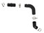 aFe Power 46-20818-B BladeRunner Aluminum Hot Charge Pipe Black for 25-26 RAM 2500/3500 6.7L Cummins