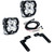 Baja Designs 44-0043 Squadron 2.0 Sport A-Pillar LED Light Kit Spot Clear Switch Controlled for 18-26 Jeep Wrangler JL & 20-26 Gladiator JT
