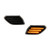 Form Lighting FL0062 LED Sidemarkers Clear for 18-26 Jeep Wrangler JL & 20-26 Gladiator JT