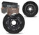 EBC S32KF1012 S27K Front SR21 Brake Pad & 2-Piece Floating Rotor Kit for 15-20 Challenger, Charger R/T Scat Pack 6.4L, SRT 392 & SRT Hellcat 6.2L HEMI