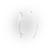KC HiLiTES 5207 8" SlimLite LED Light Shield Clear