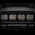 KC HiLiTES 5209 8" SlimLite LED Light Shield SAE Driving Clear