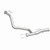 BRExhaust 107-0510 Direct Fit Exhaust Front Pipe Kit for 20-25 Jeep Gladiator JT 3.6L 