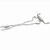 BRxhaust 106-0834 Direct Fit Exhaust System Kit for 14-22 Jeep Grand Cherokee 3.6L & 11-21 5.7L HEMI