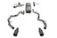 CORSA 21389GNM 3" Sport Cat-Back Gunmetal PVD Tips for 25-26 RAM RHO 3.0L Hurricane