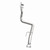 BRExhaust 107-0236 Direct Fit Exhaust Front Pipe Kit Federal Emissions for 96-98 Jeep Grand Cherokee ZJ 4.0L