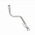 BRExhaust 107-0234 Direct Fit Exhaust Front Pipe Kit for 93-95 Jeep Cherokee XJ 4.0L