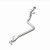 BRExhaust 107-0234 Direct Fit Exhaust Front Pipe Kit for 93-95 Jeep Cherokee XJ 4.0L
