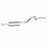 BRExhaust 116-0002 Direct Fit Exhaust System Kit Stainless Steel for 97-06 Jeep Wrangler TJ 2.4/2.5/4.0L
