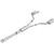 BRExhaust 106-0556 Direct Fit Exhaust System Kit for 05-10 Charger, Magnum R/T & 300C 5.7L HEMI