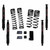 Skyjacker JK20BPBLT 2-2.5" Dual Rate Long Travel Suspension Lift Kit with Black MAX Shocks for 07-18 Jeep Wrangler JK 2-Door