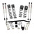 Skyjacker JL37EBKXMLT 3.75" Dual Rate Long Travel Suspension Lift Kit with ADX 2.0 Shocks for 21-25 Jeep Wrangler JL 4xe non-Rubicon
