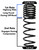 Skyjacker JL40BPMLT 4" Dual Rate Long Travel Suspension Lift Kit with M95 Monotube Shocks for 18-26 Jeep Wrangler Unlimited JL 2.0/3.6L non-Rubicon