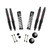 Skyjacker G250PBLTD 2.5" Front Coils 1" Rear Spacer Suspension Lift Kit with Black MAX Shocks for 20-26 Jeep Gladiator JT 3.0L EcoDiesel non-Rubicon