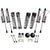 Skyjacker G251RKXLT 2.5" Front 1" Rear Dual Rate Long Travel Coil Spring Lift Kit with ADX 2.0 Remote Reservoir Shocks for 20-26 Jeep Gladiator JT 3.6L Rubicon