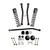 Skyjacker G350LT 3.5" Front 2" Rear Dual Rate Long Travel Coil Spring Lift Kit without Shocks for 20-26 Jeep Gladiator JT 3.6L non-Rubicon
