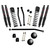 Skyjacker G350RPBLTD 3.5" Front 2" Rear Dual Rate Long Travel Coil Spring Lift Kit with Black MAX Shocks for 20-26 Jeep Gladiator JT 3.0L EcoDiesel Rubicon