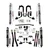 Skyjacker G36LSKD-SX 3.5-6" ADX Series Coil-Over Lift Kit for 20-26 Jeep Gladiator JT 3.0L EcoDiesel