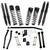 Skyjacker G452RKBLT 4.5" Front 3" Rear Dual Rate Long Travel Coil Spring Lift Kit with Black MAX Shocks for 20-26 Jeep Gladiator JT 3.6L Rubicon