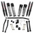 Skyjacker G452RKBLTD 4.5" Front 3" Rear Dual Rate Long Travel Coil Spring Lift Kit with Black MAX Shocks for 20-26 Jeep Gladiator JT 3.0L EcoDiesel Rubicon