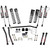 Skyjacker G452KXLTD 4.5" Front 3" Rear Dual Rate Long Travel Coil Spring Lift Kit with ADX 2.0 Remote Reservoir Shocks for 20-26 Jeep Gladiator JT 3.0L EcoDiesel non-Rubicon