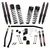 Skyjacker G552KBLTD 5.5" Front 3.5" Rear Dual Rate Long Travel Coil Spring Lift Kit with Black MAX Shocks for 20-26 Jeep Gladiator JT 3.0L EcoDiesel non-Rubicon