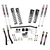 Skyjacker G552KMLT 5.5" Front 3.5" Rear Dual Rate Long Travel Coil Spring Lift Kit with M95 Monotube Shocks for 20-26 Jeep Gladiator JT 3.6L non-Rubicon