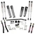 Skyjacker G552KXMLTD 5.5" Front 3.5" Rear Dual Rate Long Travel Coil Spring Lift Kit with ADX 2.0 Shocks for 20-26 Jeep Gladiator JT 3.0L EcoDiesel non-Rubicon