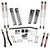 Skyjacker G602KXMLT 6" Front 4.5" Rear Dual Rate Long Travel Coil Spring Lift Kit with ADX 2.0 Shocks for 20-26 Jeep Gladiator JT 3.6L non-Rubicon