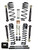 Skyjacker TJ253K-SVX 2.5" Dual Rate Long Travel Coil Spring Lift Kit with Flex Lower Control Arms without Shocks for 03-06 Jeep Wrangler TJ & Unlimited