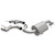 DISCONTINUED MagnaFlow 12 Hyundai Veloster Dual Center Rear Exit Stainless Cat Back Performance Exhaust - 15123