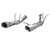 DISCONTINUED MagnaFlow 13 Ford Mustang Dual Split Rear Exit Stainless Axle-Back Cat Back Exhaust (Competition) - 15152
