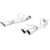 DISCONTINUED MagnaFlow 12 Ford Mustang V8 5.0L Dual Split Rear Exit Axle-Back Stainless Cat Back Perf Exhaust - 15077