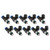 Injector Dynamics ID1050X Injectors 34mm Length (No adapter Top) 14mm Lower O-Ring (Set of 10) - 1050.34.14.14.10