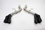 DISCONTINUED Mishimoto 2016+ Chevrolet Camaro SS Quad-Tip Race Axle-Back Exhaust w/ Black Tips - MMEXH-CAM8-16AQTRBK