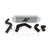 DISCONTINUED Mishimoto 2013+ Ford Focus ST Silver Intercooler w/ Black Pipes - MMINT-FOST-13KBSL