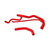 DISCONTINUED Mishimoto 01-05 Chevy Duramax 6.6L 2500 Red Silicone Hose Kit - MMHOSE-CHV-01DRD