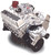 DISCONTINUED Edelbrock Crate Engine Edelbrock 9 0 1 Performer E-Tec w/ Short Water Pump w/ Polished Cyl Hds - 46424